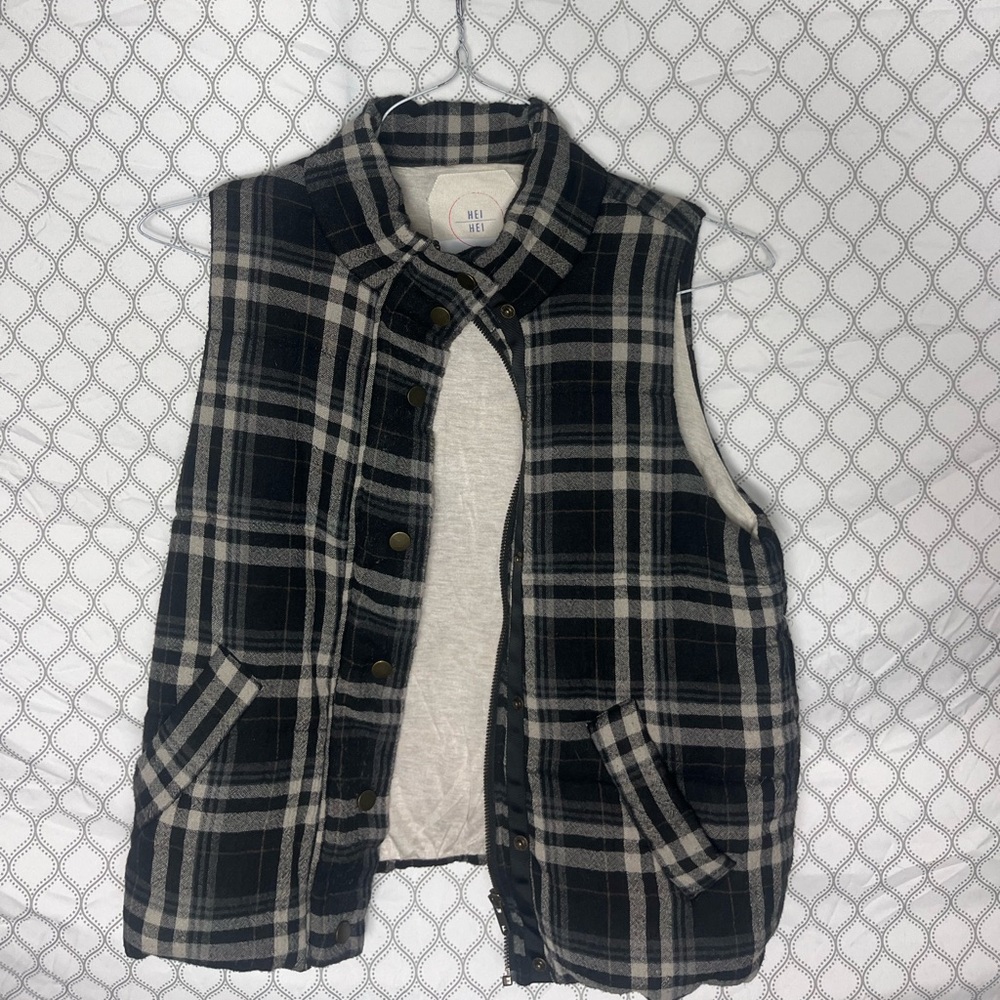 Plaid HEI HEI by Anthropologie vest